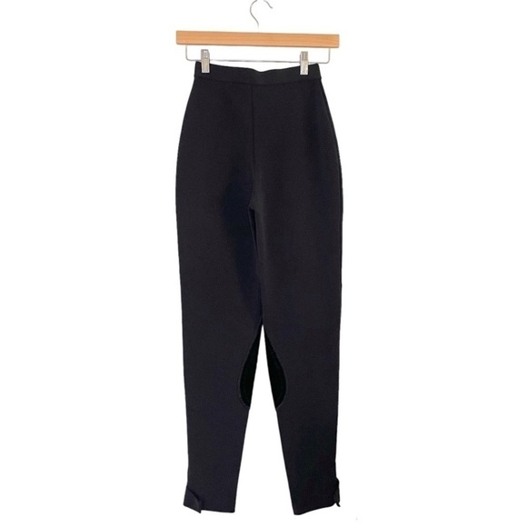 Vintage Anna Sui 90’s High Waist Breeches Equestrian Riding Trouser Pant Black 0 - Picture 2 of 15